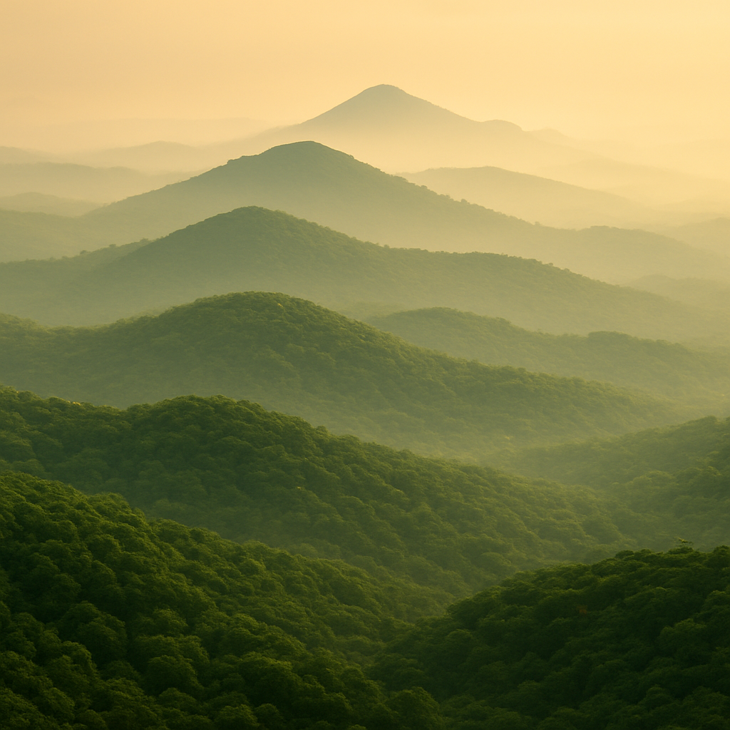The seven sacred hills of Tirumala